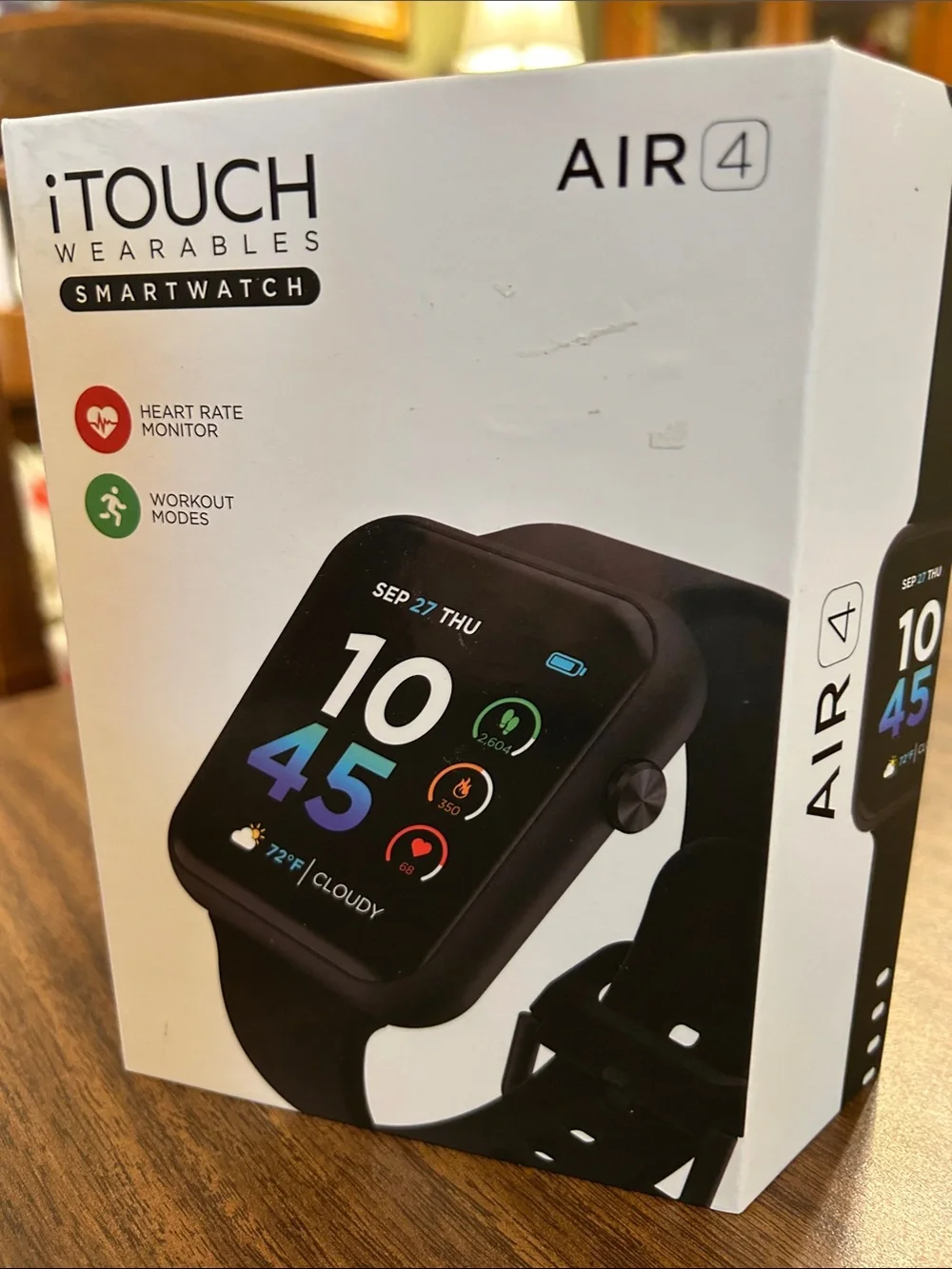 Air 4 Smartwatch in Black